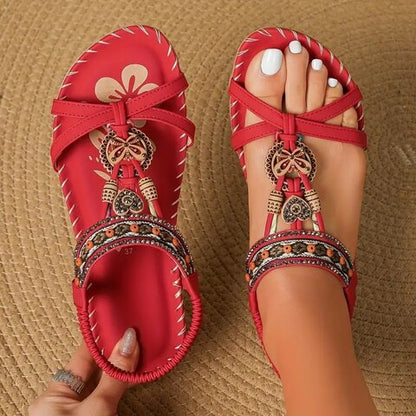 Delphine | Sandalias Planas Boho