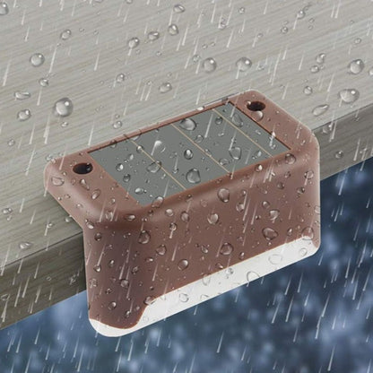 Luz LED solar para escalones exterior impermeable