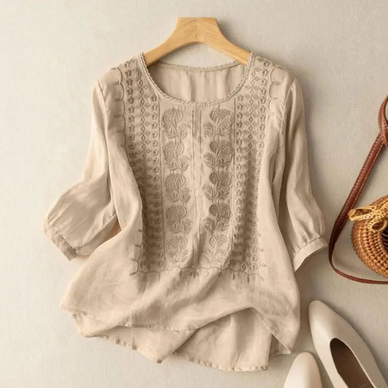 Marcelina | Blusa Relajada Bordada