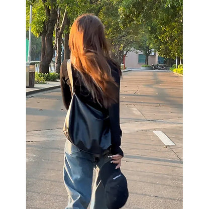 LuxSoft | Bolso de Hombro de Cuero Suave y Elegante