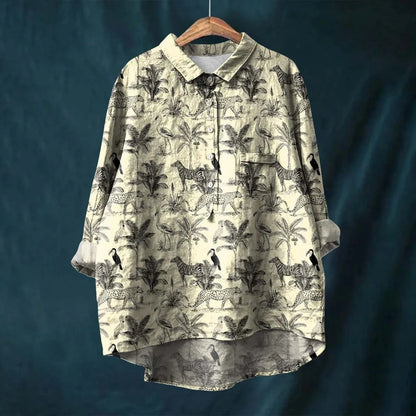 Lizze | Printed Floral Blouse