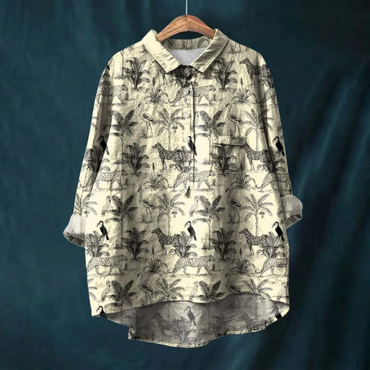 Lizze | Printed Floral Blouse