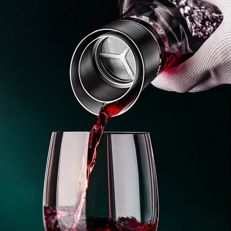 Wine Decanter Crystal Glass with Modern Design