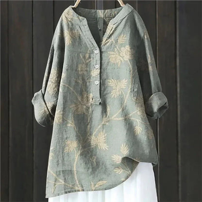 Emilia | Blusa con Acento Floral