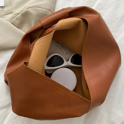 Bolsos Tote de Cuero Minimalistas para Mujeres