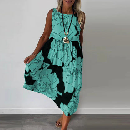 Evangeline | Vestido largo sin mangas
