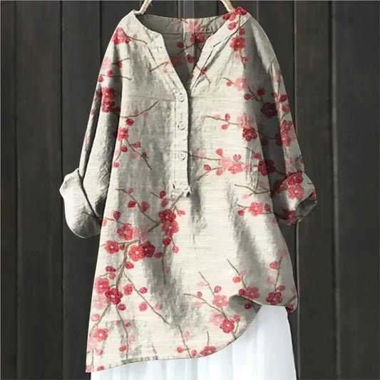 Emilia | Blusa con Acento Floral