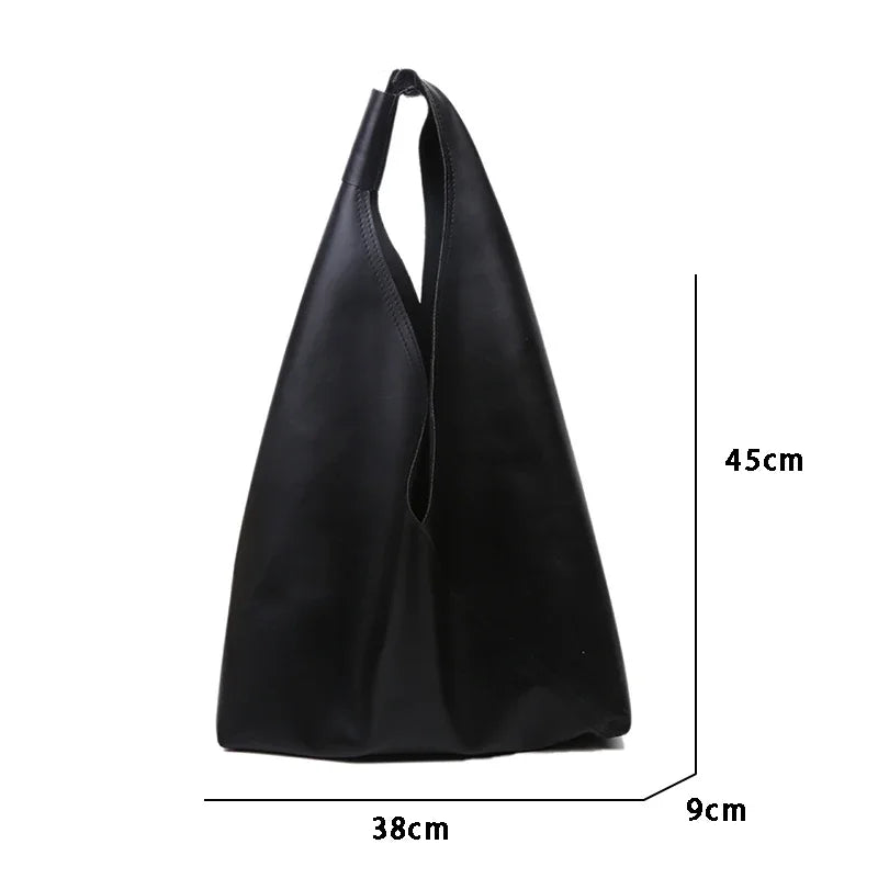 Bolsos Tote de Cuero Minimalistas para Mujeres