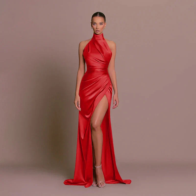 Livia | Vestido elegante con abertura