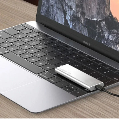 Unidad de almacenamiento portátil externa SSD USB de metal