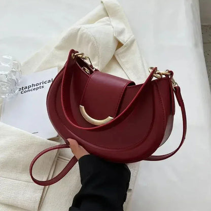 Bolsos de cuero cruzados a la moda