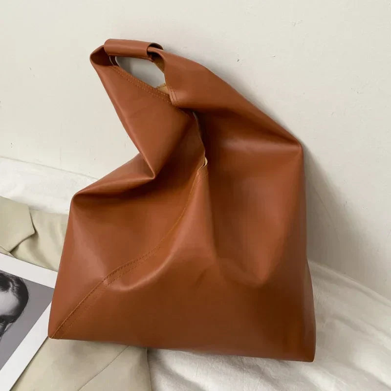 Bolsos Tote de Cuero Minimalistas para Mujeres