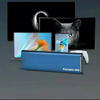 Unidad de almacenamiento portátil externa SSD USB de metal