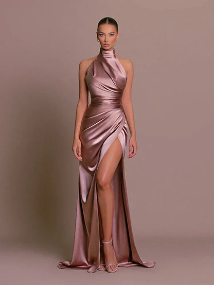 Livia | Vestido elegante con abertura
