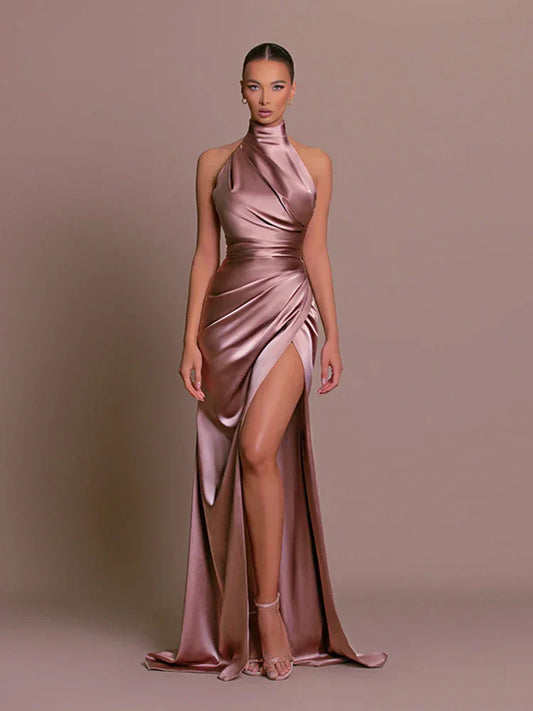 Livia | Vestido elegante con abertura