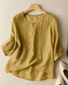 Cristine | Blusa delicada de algodón