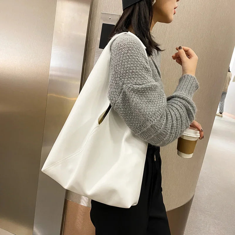 Bolsos Tote de Cuero Minimalistas para Mujeres