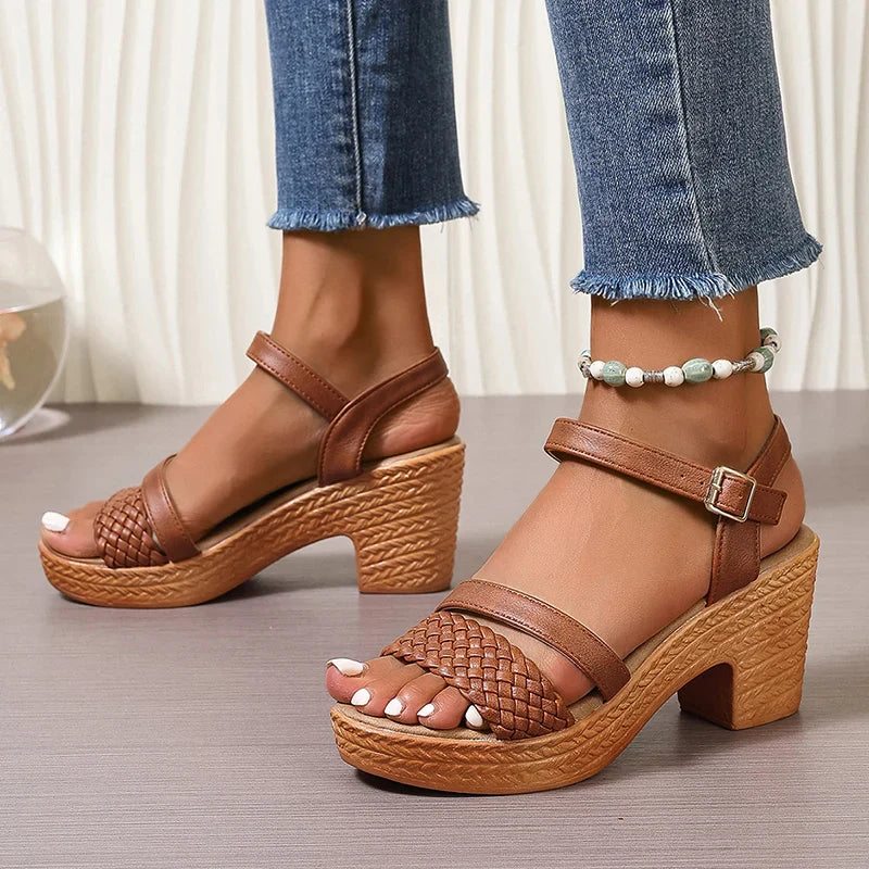 Sorrelia | Sandalias de Plataforma Tejidas