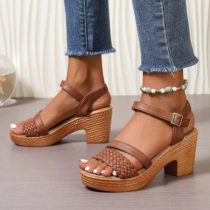 Sorrelia | Sandalias de Plataforma Tejidas