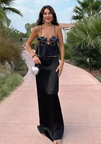 Top Arabella Negro