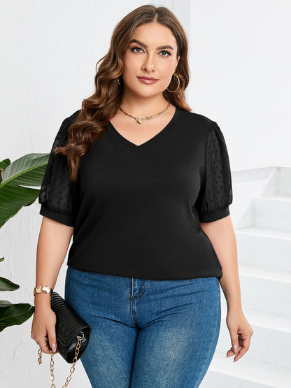 Mélissa | Blusa de Manga Abullonada Chic de Verano