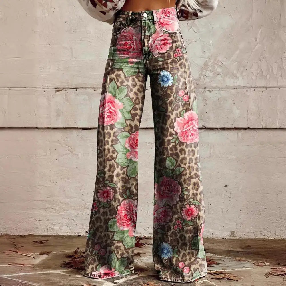Liza | Pantalones de pierna ancha Boho Breeze