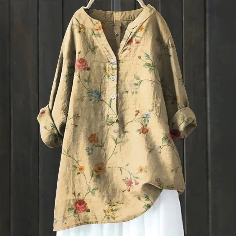 Emilia | Blusa con Acento Floral