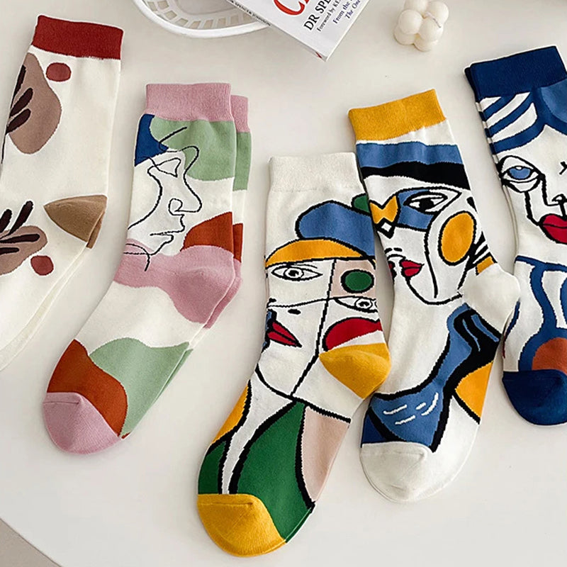 Calcetines Abstractos Casuales Nova 1+1 Gratis
