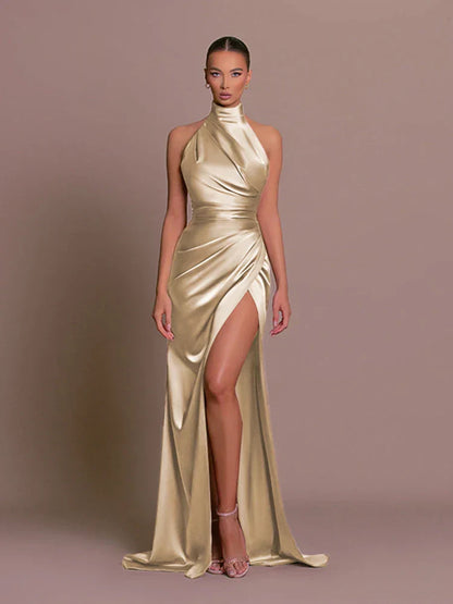Livia | Vestido elegante con abertura