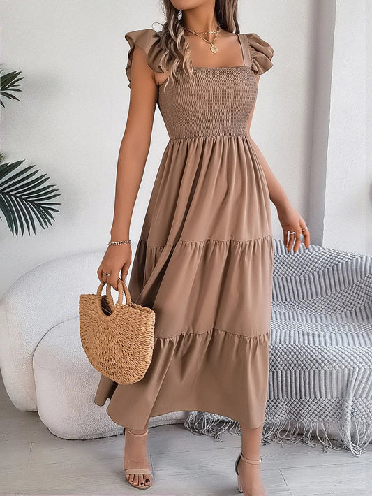 Elena | Vestido elegante de capas