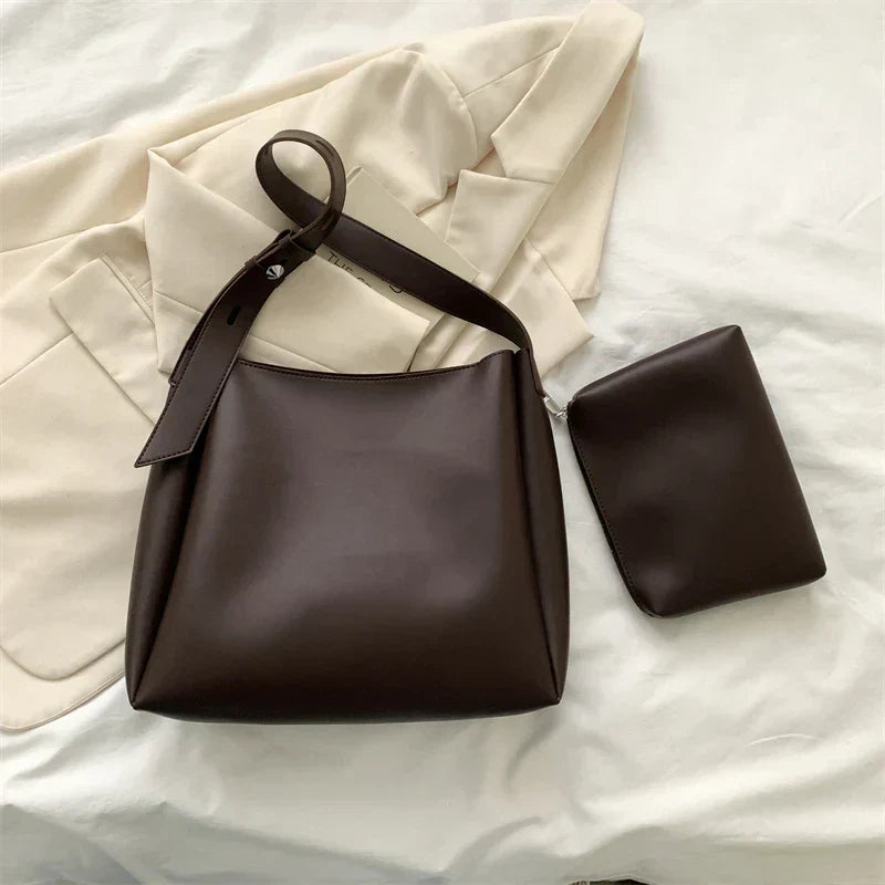 Bolsa Tote de Cuero de Moda para Mujeres