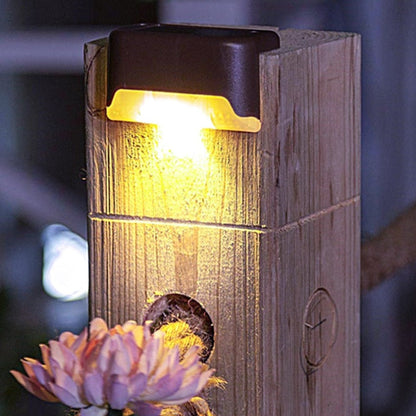 Luz LED solar para escalones exterior impermeable