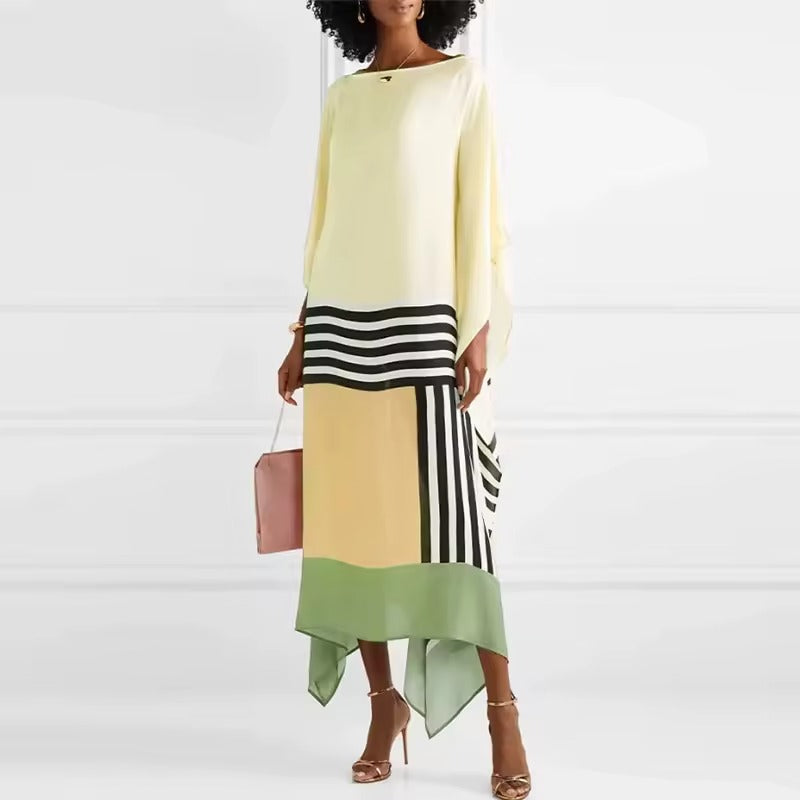 Rilinda | Kaftán elegante con estampado geométrico