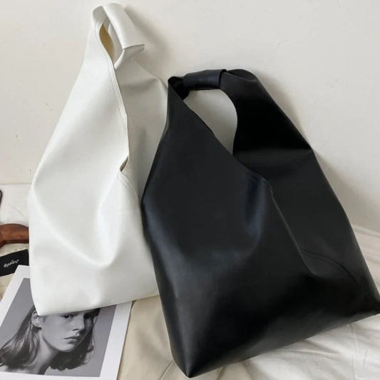 Bolsos Tote de Cuero Minimalistas para Mujeres