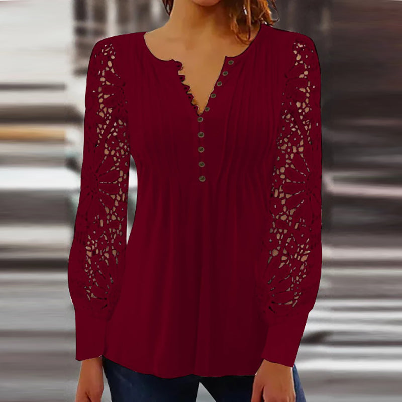 Kathy | Blusa Elegante con Mangas Largas