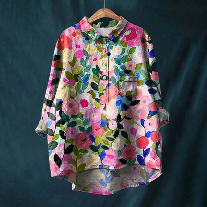 Lizze | Printed Floral Blouse