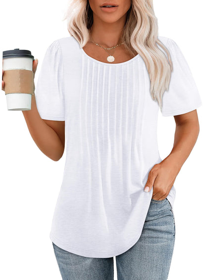 Amelie | Top elegante plisado