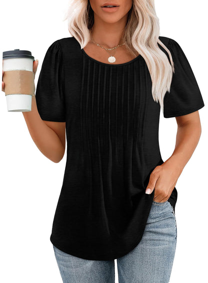 Amelie | Top elegante plisado