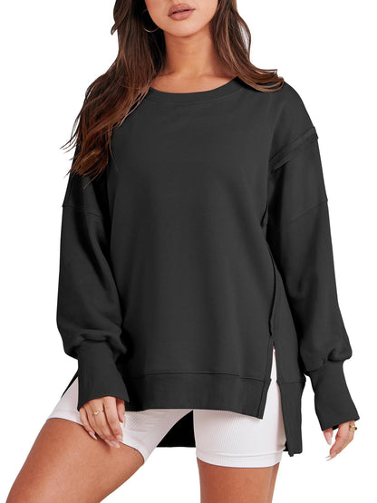Rosie | Felpa oversize con scollo rotondo