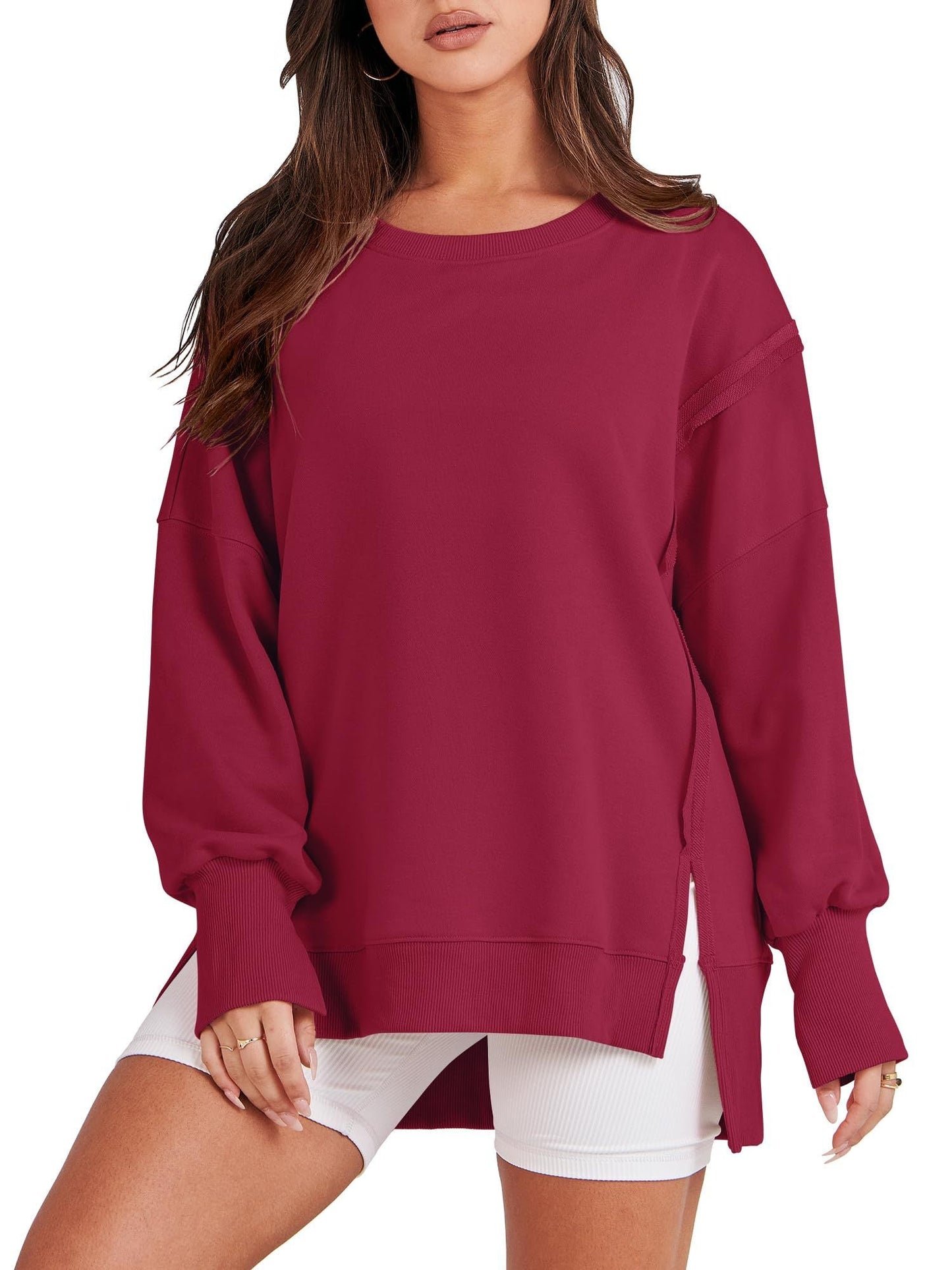Rosie | Felpa oversize con scollo rotondo