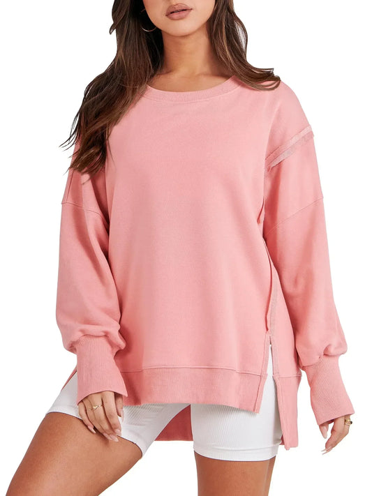 Rosie | Felpa oversize con scollo rotondo