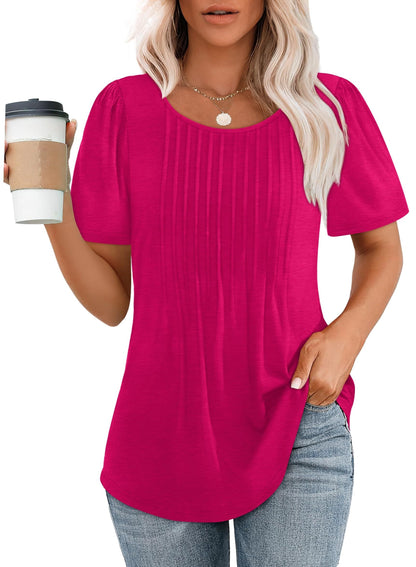 Amelie | Top elegante plisado