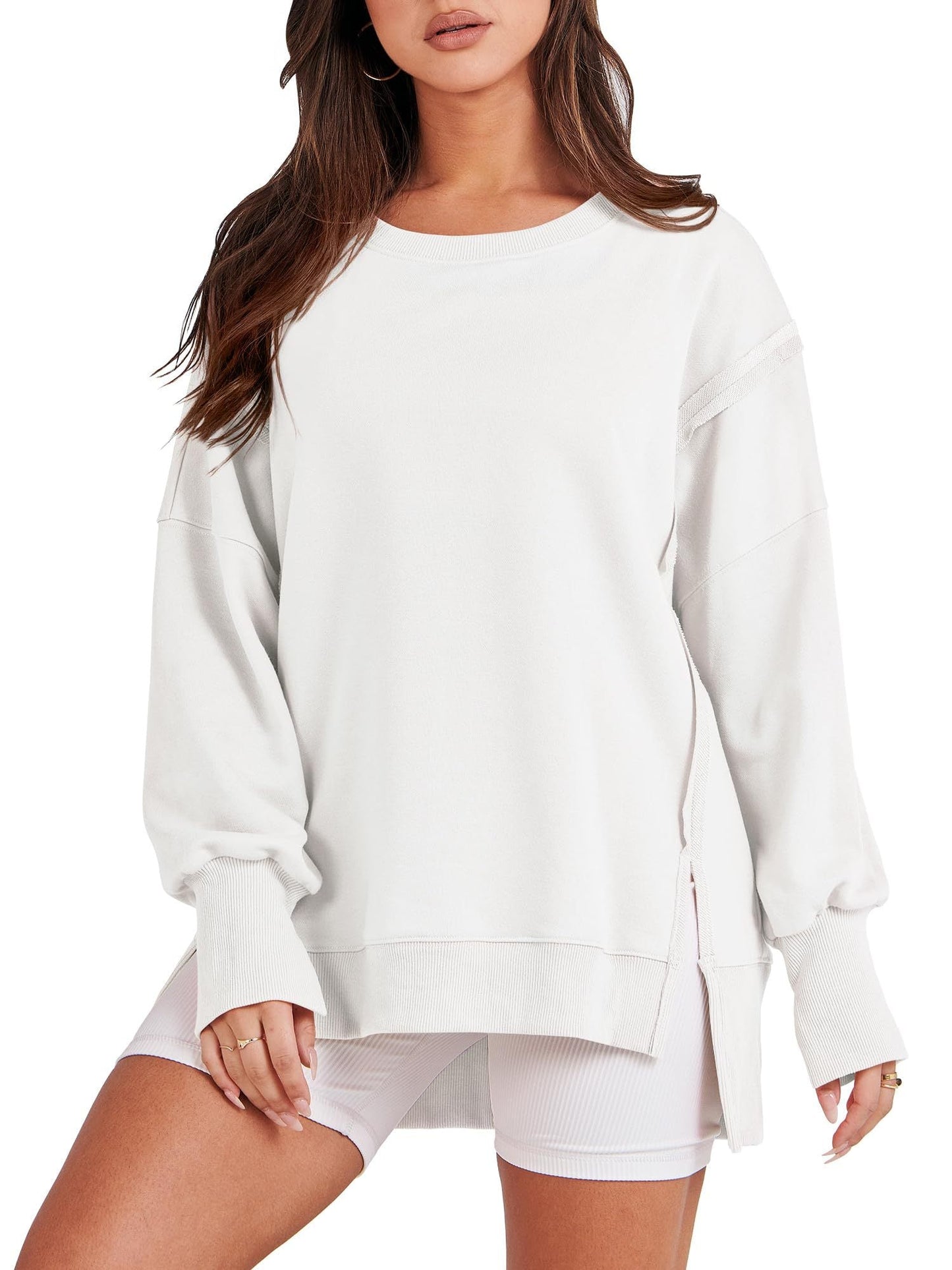 Rosie | Felpa oversize con scollo rotondo