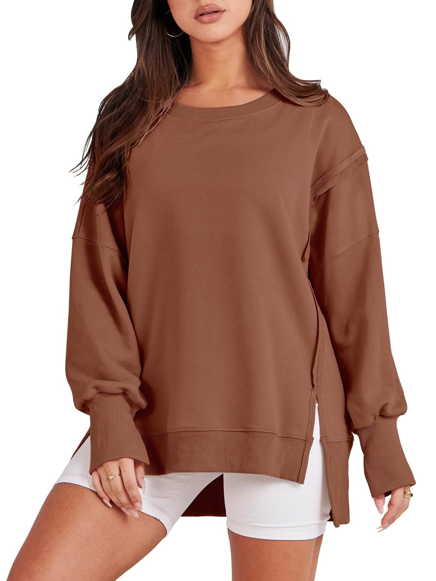 Rosie | Felpa oversize con scollo rotondo