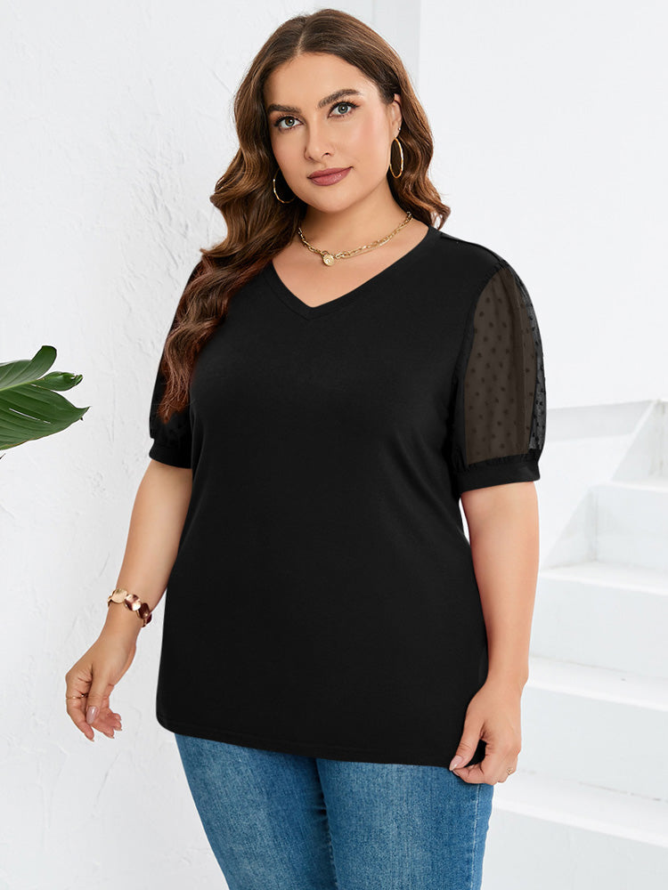 Mélissa | Blusa de Manga Abullonada Chic de Verano