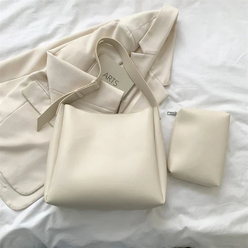 Bolsa Tote de Cuero de Moda para Mujeres