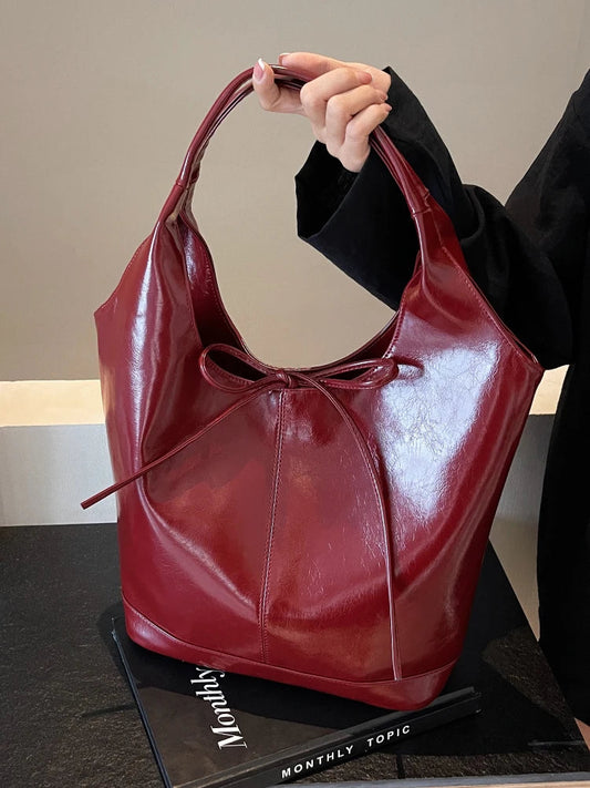 Ribbon-Style Tote Bag