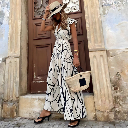 Holly | Vestido Impreso Elegante