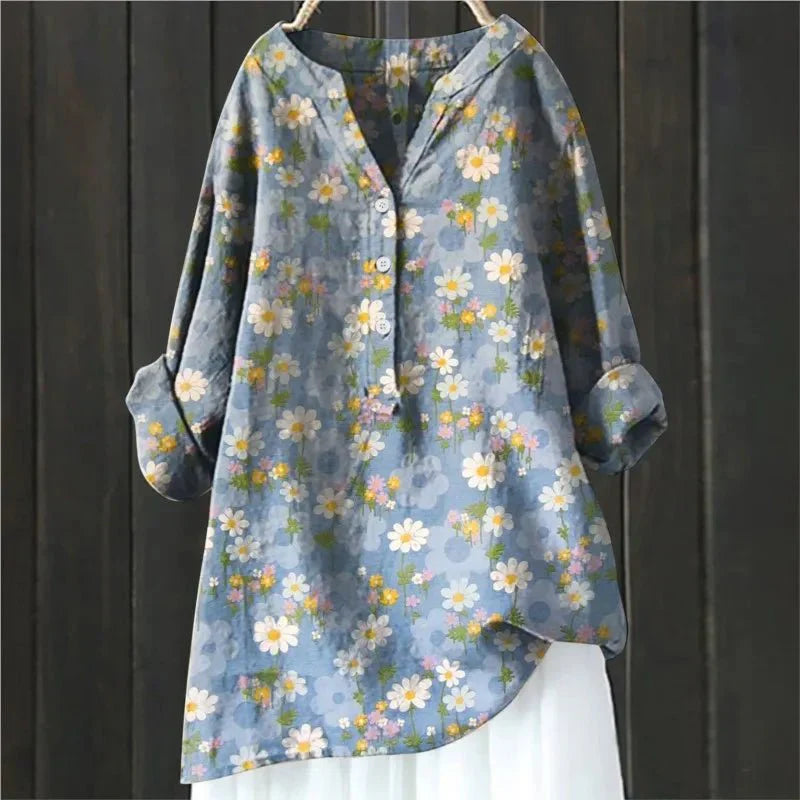 Emilia | Blusa con Acento Floral