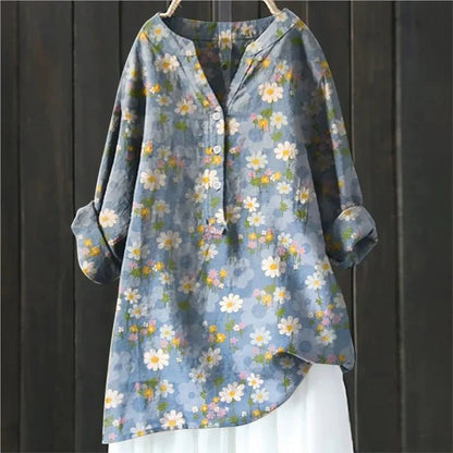 Emilia | Blusa con Acento Floral